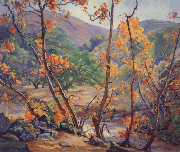 Anna Hills Sycamores,n.d. Germany oil painting art